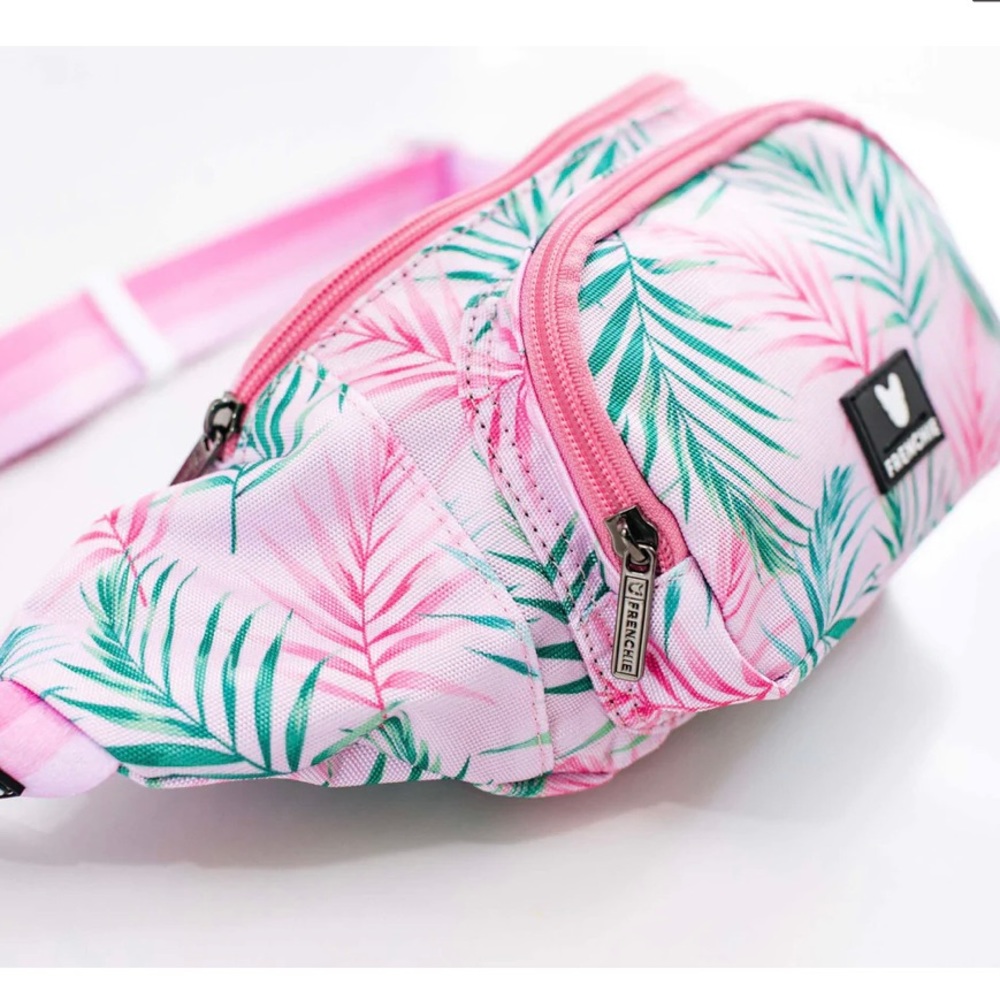 FRENCHIE FANNY PACK - PINK PALMS